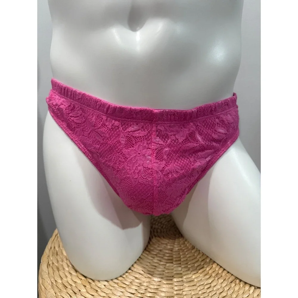Cosabella Never Say Never Men's Classic G-String Rani Pink size S NWT
